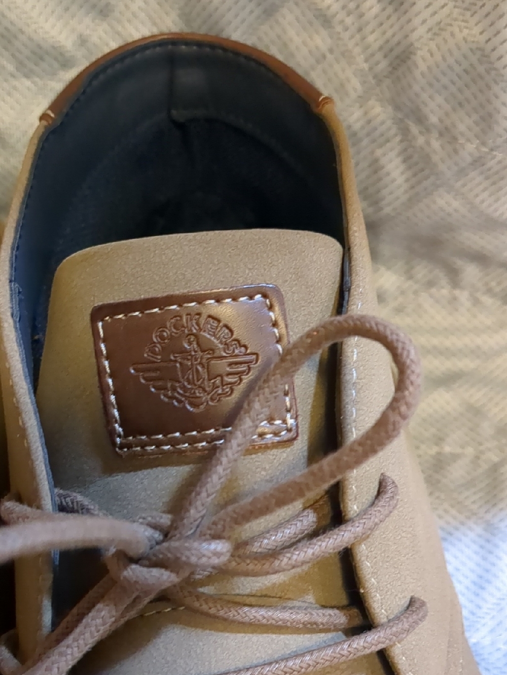 Dockers Tan Chukka Boots with Brown Accents - Picture 11 of 16